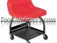 Whiteside Mfg HRS-R WHIHRS-R Large Padded Mechanic's Seat - Red
Features and Benefits:
Wide base for better stability
15" x 15" storage tray with magnetic strip to hold small parts and tools
Heavy duty 1" steel tube frame
3" oil resistant swivel rollers