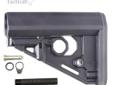 LaRue Tactical RAT Stock Kit, AR-15 & M4, MilSpec - Black. With simplicity in mind, the new LaRue RAT Stock was designed to be the ideal complement to the LaRue Tactical AR15 family of rifles. The unique 2-stage trigger mechanism allows shooters to adjust