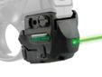 LaserMax GenesisFeatures:- High visibility pulsating green laser - Rechargeable Lithium Ion battery- Fits virtually any firearm with an accessory rail - Dual tap-on activation switch for right and left-handed shooters - Micro USB port for easy charging -