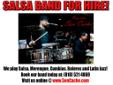 Let Son Cache add some "Latin Flavor" to your next corporate event or private party.
We play Salsa, Cumbia, Merengue, Bachata, Boleros, Cha Cha Cha and Latin Jaz...
Book our band Today at: (818) 521 4869
Visit us @ http://www.SalsaBandforHire.com