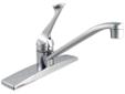ï»¿ï»¿ï»¿
LDR 011 1100 Single Handle Kitchen Faucet, Chrome , Not CA/VT Compliant
More Pictures
Lowest Price
Click Here For Lastest Price !
Technical Detail :
Chrome Finish with Lever Handle
8-Inch Center set
Water saving aerator
Washerless, stainless steel