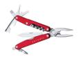 The Juice C2 is an extremely handy little devil with fiery red anodized aluminum handles. A true Leatherman, the C2 is well equipped with pliers, wire cutters and four screwdrivers. The C2 also comes with a corkscrew and a can and bottle opener. It's