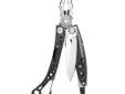 The sleek Leatherman Skeletool CX Multi-tool has only the most necessary multi-tool features, because sometimes that's all you need. The Leatherman Skeletool CX has a 154CM steel blade, pliers, bit driver, pocket clip and carabiner/bottle opener.