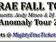 Lecrae Anomaly Tour Concert Tickets for Chicago, Illinois
Concert Tickets for Aragon Ballroom in Chicago on October 26, 2014 at 7:00 PM
Lecrae announced his 2014 Fall Tour schedule which features a concert in Chicago, Illinois. The Lecrae Anomaly Tour