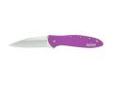 "
Kershaw 1660PURX Leek Jewel Tone Purple, Clam
Proudly purple
Now your EDC-perfect Leek comes in the color: jewel-tone purple.
Like other Leeks, this one features a task-ready 3-inch blade, slim, easy-to-carry design, and cutting versatility. The