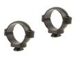 Leupold 1" Dual-Dovetail Rings Matte Low These solid steel rings fit any Dual-Dovetail Base, providing a classic, low-profile mount for your scope. The Dovetail connections at both the front and rear provide a solid mounting platform. Color: Matte