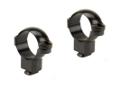 Leupold 1" Dual-Dovetail Rings These solid steel rings fit any Dual-Dovetail Base, providing a classic, low-profile mount for your scope. The Dovetail connections at both the front and rear provide a solid mounting platform. Specifications:Color: