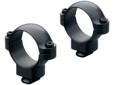 These solid steel rings fit any Dual-Dovetail Base, providing a classic, low-profile mount for your scope. The Dovetail connections at both the front and rear provide a solid mounting platform. Color: BlackHeight: MediumFinish/Color: GlossModel: DDSize: