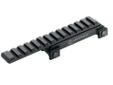 Leupold Mark 4 20-MOA Integral Rail Insert - Picatinny Rail. Use the Mark 4 20-MOA Integral Rail Insert in conjunction with the Integral Base to provide the ideal mount for your AR15 platform. Provides a standard 1913 Picatinny Rail for mounting your