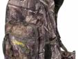 Hydro Rifle Day Pack-Air-mesh suspended back panel for maximum breathability-Contour padded shoulder straps-Padded waist straps equipped with shot gun loops-Adjustable sternum strap-Hydration port and large internal bladder pocket-Large front accessory