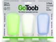 GoToob, the civilized, smart, squeezable travel tube.- 3 Pack- Clear, Green, Blue- 3 oz.
Manufacturer: Lewis N. Clark
Model: HG0187
Condition: New
Price: $15.70
Availability: In Stock
Source: