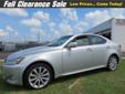Â .
Â 
2006 Lexus IS 250
Call (228) 207-9806 ext. 45 for pricing
Astro Ford
(228) 207-9806 ext. 45
10350 Automall Parkway,
D'Iberville, MS 39540
Very low mileage IS 250 AWD Lexus.Black leather interior with cherry wood trim.V ery clean interior with no rips
