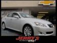 2009 Lexus IS 250
Jerry's Chevrolet
1940 East Joppa Road
Baltimore, MD 21234
Call for an Appt! (410) 690-4630
Photos
Vehicle Information
VIN: JTHCK262692028154
Stock #: C9738
Miles: 36920
Engine: Gas V6 2.5L/152
Trim: Base
Exterior Color: Starfire Pearl