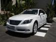 Lexus of Santa Monica
1502 Santa Monica Blvd, Â  Santa Monica , CA, US -90404Â  -- 888-288-1264
2008 Lexus LS 460 4dr Sdn
Low mileage
Call For Price
Ask for Kevin Stearns, Pre-Owned Director to take advantage of internet special pricing! 
888-288-1264
Â 
