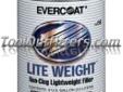 "
Fibreglass Evercoat 156 FIB156 Light WeightÂ® Non-Clog Lightweight Body Filler, Gallon
Features and Benefits:
#1 selling, high quality, clog free, lightweight body filler is a great value with its smooth spreading, easy sanding features
Non-clog formula
