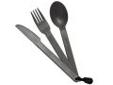 "
Primus P-732771 Lightweight Cutlery Set-PC Plastc
Fork, knife, and spoon in a durable PC-plastic. Light and easy to wash.
Features:
- Dimensions: 168 x 35 mm - 6.6"" x 1.4""
- Weight: 25 g - 0.9 oz."Price: $3.3
Source: