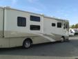 MINT This is a 39' 2007 Mandalay Valencia, model 39A. Sleeps eight people, has three slide-outs, built on a Freightliner diesel chassis with 17,972 miles on it. This beautiful, immaculately maintained coach has leather seats up front, plus two leather