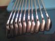 Like New Calloway x22 Irons Golf Club Set! Calloway X22 4PW, AW irons with true temple unified steel shafts. All have new golf pride blue and black standard grips. I Bought them new, only played them less than 10 rounds. Very easy to swing and very