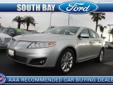 South Bay Ford
5100 w. Rosecrans Ave., Hawthorne, California 90250 -- 888-411-8674
2009 LINCOLN MKS w/Navigation Pre-Owned
888-411-8674
Price: $25,588
Click Here to View All Photos (4)
Description:
Â 
This One Owner 2009 Lincoln MKS has it ALL! Comes