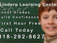 Lindero Learning Center tutors' grades K thru 12. We help boost grades and build confidence. We tutor math, reading, writing, language arts, advanced math, study skills and homework help in our Westlake Village location. Call now to make an appointment!