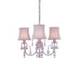 This 3-Light, Pink-finished chandelier from Lite Source will bring style and sophistication to any home. From the Sofie Collection by Lite Source.Read More
Lite Source LS-19528PINK Sofie Three Lite Chandelier, Pink with Crystal And Pink Shade
List Price :