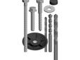 The vault anchor kit offers all components necessary to anchor a vault in any location. Three separate structural applications are covered: a concrete floor /wall, a wood floor joist/stud, or subflooring. - Securely anchors your vault so thieves can't