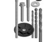 The vault anchor kit offers all components necessary to anchor a vault in any location. Three separate structural applications are covered: a concrete floor /wall, a wood floor joist/stud, or subflooring. - Securely anchors your vault so thieves can't