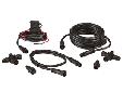 NMEA Starter Kit Network starter kit. Includes 2 terminating resistors (TR-120M-RD, TR-120F-RD), two T-connectors (N2K-T-RD), one 2 ft extension cable (N2KEXT-2RD), and one 15 ft extension cable (N2KEXT-15RD), and a power node (N2K-PWR-RD). For use with