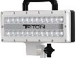 Triton - Flood Light - NPT Pivoting "Knuckle"(Pole) MountDescription: Lumitec's new Triton family of flood lights solidly demonstrates that a well designed LED luminaire can easily replace a high output HID. With up to a staggering 20,500 raw lumens and