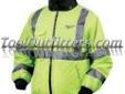 "
Milwaukee Electric 2347-2X MLW2347-2X M12 Cordless Hi Vis Heated Jacket Kit - 2X Large
The M12â¢ Cordless High Visibility Heated Jacket is ANSI Class III certified to meet or exceed jobsite and roadside construction standards to ensure user safety. The