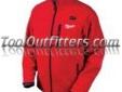 "
Milwaukee Electric 2341-2X MLW2341-2X M12 Cordless Red Heated Jacket Kit - 2X Large
Jacket comes with (1) battery and (1) 30 minute charger. The M12â¢ Cordless Red Heated Jacket utilizes multi layered fabric technology to actively warm the body and