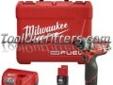 "
Milwaukee Electric 2402-22 MLW2402-22 M12â¢ FUELâ¢ 1/4"" Hex 2-Speed Screwdriver Kit
The M12â¢ FUELâ¢ 1/4"" Hex 2-speed Screwdriver Kit delivers longer productivity in a compact size. This 2-speed screwdriver provides up to 10X longer motor life, 2X more