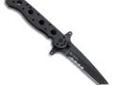 "
Columbia River M16-13SFGL M16-13 Series Left Hand Carry-Tanto, Black G10 Handle
This knife offers a combination of Carson M16 Series features requested by military procurement specialists.
The dual grind Tanto blades were specified because they offer