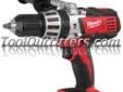 "
Milwaukee Electric Tools 2611-20 MLW2611-20 M18â¢ Cordless LITHIUM-ION High Performance Hammer Drill Driver-Bare Tool
As the cornerstone of the new M18â¢ cordless LITHIUM-ION family, the M18â¢ Cordless LITHIUM-ION High Performance Hammer Drill Driver
