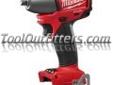 "
Milwaukee Electric 2654-20 MLW2654-20 M18 FUELâ¢ 3/8"" Impact Wrench w/ Friction Ring
Powered by FUELâ¢ technology, the 2654 delivers a best-in-class 200 ft-lbs. / 2,400 in-lbs of torque in a compact design. The MilwaukeeÂ® POWERSTATEâ¢ Brushless Motor