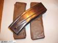 FOR SALE are M1 Carbine ?30 ROUND MAGAZINES? that fit .30 caliber ammo. These are New Production (New Old Stock with NO Markings) that were made off of the original US Military tooling. These magazines are steel, blued and are excellent quality magazines