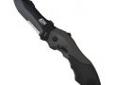 "
Schrade SWMP5LS M&P Magic Assist Opening Knife Black Coated Stainless Steel 40% Serrated Blade Liner Lock Aluminum Handle
The SWMP5LS has a black finished 4034 steel modified clip point blade with a partially serrated
edge. The slate gray colored T6061