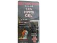 Finish/Color: BlackModel: 10% Pepper GELType: Pepper Spray
Manufacturer: Mace Security International
Model: 80269
Condition: New
Price: $10.49
Availability: In Stock
Source: