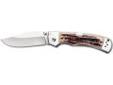 "
Cold Steel 54FBT Mackinac Hunter (Thumb Stud Version)
Mackinac Hunter : Thumb Stud Version
The hollow ground blade sports a substantial spine for strength, a thumb stud* for carrying convenience,
and a robustly sharp clip point that shrugs off abuse