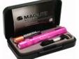 "
Maglite K3AMW2 Mag-Lite Solitaire Pres Box NBCF Pink
MagLite Solitaire flashlights feature a linear focusing adjustable beam that twists from an intense spot to a brilliant flood with a turn of the head assembly. Mini MagLite Solitaire flashlight weighs