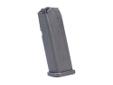 Magazine Glock 19 9MM 15 Rounds Black. Increase your Glock pistol's firepower by adding an extra magazine. Glock pistols permit almost unrestricted compatibility of the magazines within a caliber. Standard magazines can also be used for backup weapons.