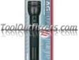 "
Mag Instrument 102-249 MAGS2D016 MagLiteÂ® 2 ""D"" Cell Flashlight, Black
Features and Benefits:
High-intensity adjustable light beam (spot to flood)
Rugged, machined aluminum construction with knurled design
Anodized inside and out for improved