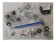 The service kit for AA Mini MagLites Includes:- 6 ea. clear lens- 6 ea. reflector- 12ea. switches- 6 ea. O-ring tailcaps- 4 ea. spring tailcaps- 6 ea. ground contact tailcaps- 6 ea. barrel O-rings- 6 ea. head O-rings- 6 ea. facecap O-rings- 6 ea. tailcap