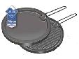 2 Sided Non-Stick GriddlesThey've been a long time coming, but Magma are finally releasing the Griddles to complement their range of stainless steel BBQ's.Non-stick, two sided Griddles These Griddles are coated on both sides with Dupont Teflon Platinum
