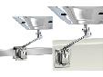 Square/Flat Rail Mount or Side (Bulkhead) Mount This all 18-8 stainless steel mount attaches to any vertical flat surface such as bulkheads, hulls, transoms or cabin sides. Also mounts to square or flat rails. Fits HORIZONTAL RAILS up to 2-1/4" (57 mm)
