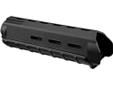 The Magpul MOE Hand Guard for AR15/M16 rifles with mid-length gas systems combines the light weight of a standard hand guard with modular flexibility. Slots at the two, six, and ten o'clock positions allow for optional mounting of Picatinny rail sections