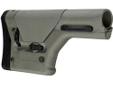 The Magpul PRS (Precision Rifle/Sniper) AR15/M16 Model is a drop-in, precision-adjustable butt stock for rifles with A1/A2 fixed stocks. Designed to offer the fine-tuned, customized feel of a precision target stock, the PRS is adjustable for both cheek
