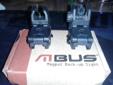 Front and rear Magpul MBUS PTS backup sights. If interested call or txt (559)493-twelve22