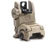 The MBUS (Magpul Back-Up Sight) is a low-cost, injection molded, folding back-up sight. The dual-aperture MBUS Rear Sight is adjustable for windage, and fits all Milspec 1913 Picatinny rail-equipped weapons, but is specifically tailored to the AR15/M16