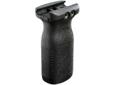 Designed for use with Milspec 1913 Picatinny railed hand guards, the RVG is a basic, lightweight, cost-effective vertical foregrip. The RVG shape is ergonomically designed for use as a traditional vertical grip, but is also optimized for use with the